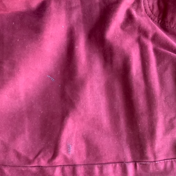 MASSIMO DUTTI Cropped Pants Burgundy Red. Size 6. - Picture 5 of 9